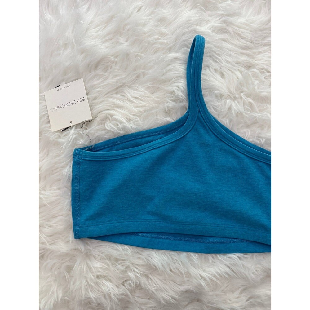 Beyond Yoga Spacedye One Up Bra Cali Blue Heather Size Large - Picture 5 of 10